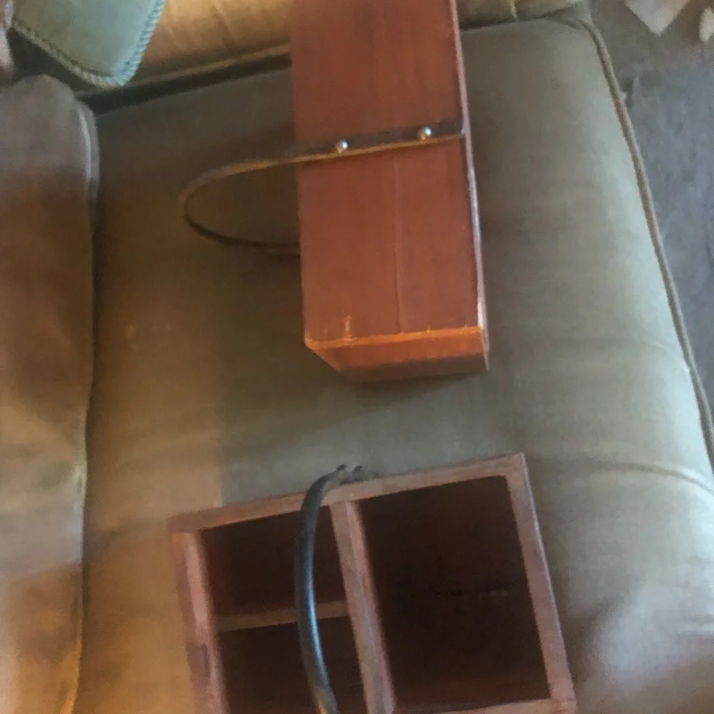 Mervyn’s Rustic Wooden Baskets (2) with Handles - $80 or $65 w/offer